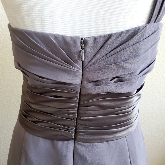 Pewter Bridesmaid Dress - Picture 5 of 10